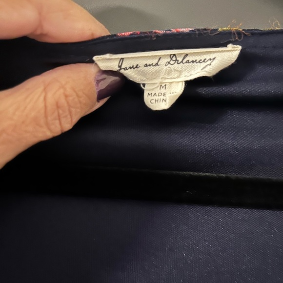 Jane and Delaney, maxi dress, blue, floral, lined - Picture 4 of 8